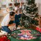 Christmas Wreath Storage Bag 36" - Garland Holiday Container with Tear Resistant Material - Featuring Heavy Duty Handles and Transparent Card Slot - 36” X 8” (Green)